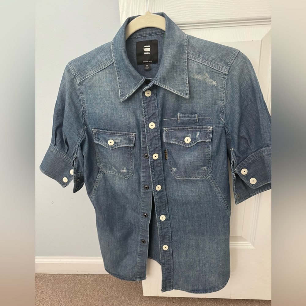 G-star Raw Office Shirt Denim Size M